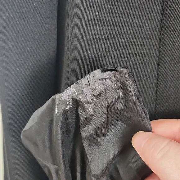 Vintage Women's Francesca Mammoliti Longline Black Blazer Jacket - Picture 14 of 14